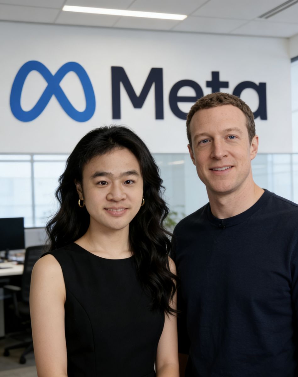 CEO与Meta创始人扎克伯格合影